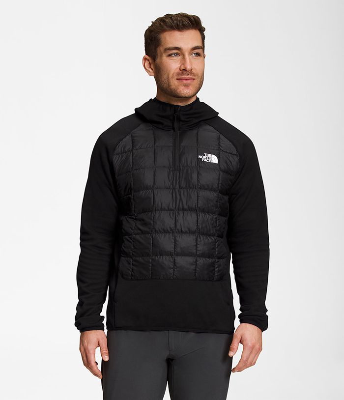 The North Face Puffer Jacket Thermoball Hybrid Eco 2.0 Black - Mens - Thailand SFBKV-4138